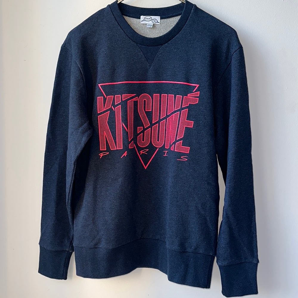 Kitsune Tee Logo Crewneck Sweatshirt